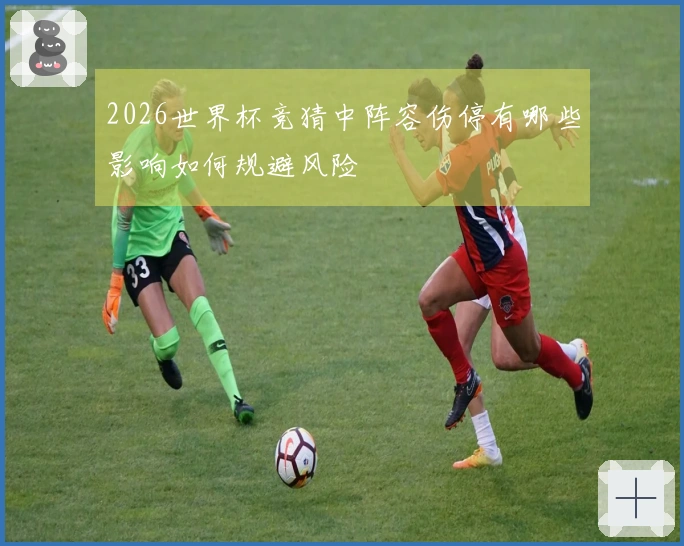 2026世界杯竞猜中阵容伤停有哪些影响如何规避风险